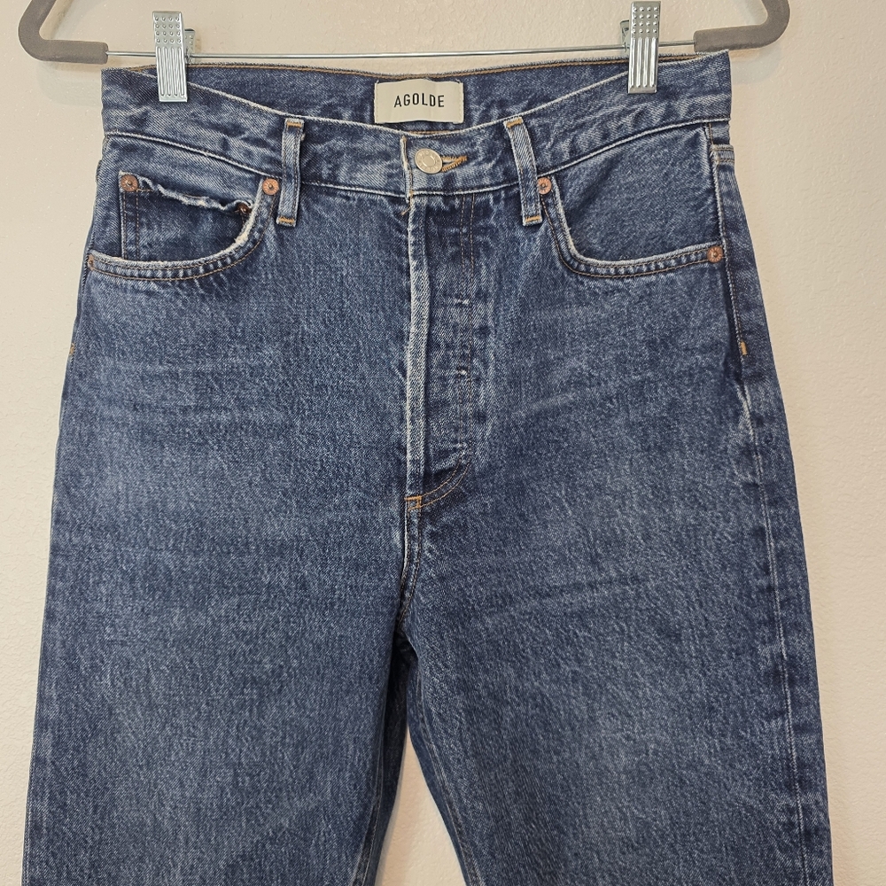 Agolde 90s Mid-Rise Loose Fit Jeans in Foundation Size 25 - Picture 5 of 12